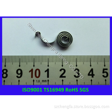 ISO9001 Ts16949 Spiral Torsion Spring